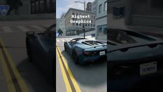 BeamNG.drive at lowest and highest graphics. #gaming #beamngdrive #realistic