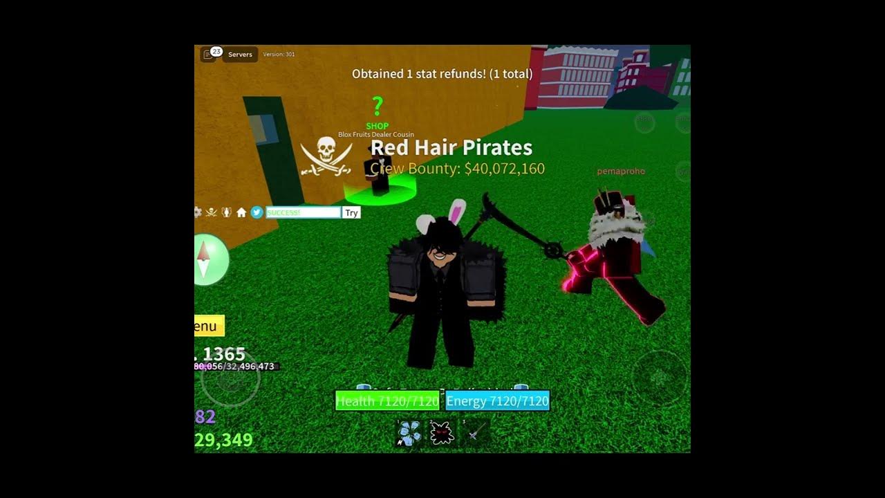 New Stat Refund Code On Blox Fruits Blox Fruits Youtube Cuitan Dokter