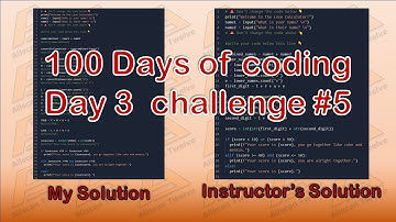 #100DaysOfCoding - Love Calculator - Python Code - Day 3 Challenge #5