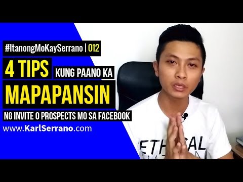 4 Tips Kung Paano Ka Mapapansin Ng Invite O Prospects Mo Sa Facebook