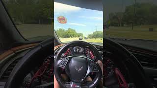 Street Legal track car: Gas Station Run! #c7z06 #automobile #fyp