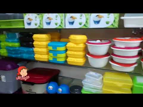 جولة في محل بلاستيك سويسرا ردي على أسئلتكم بخصوص علب تخزين الخضر في الثلاجة و أثمنتها