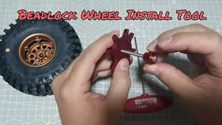 RC beadlock wheel tire installation tool review