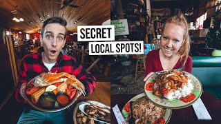 We Did a Food Tour IN OUR HOME TOWN! -Delicious Southern Cooking & SECRET Restaurants! 🍽