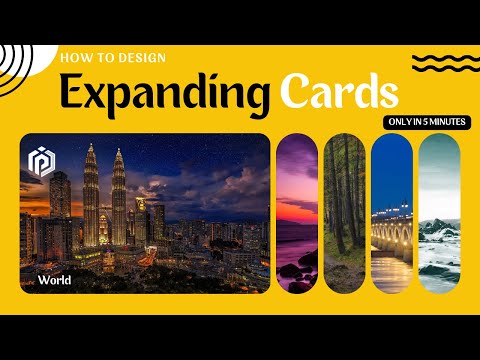 How to Design Expanding Cards Using HTML CSS and JavaScript | InternPedia