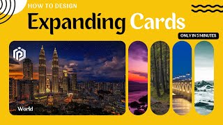How to Design Expanding Cards Using HTML CSS and JavaScript | InternPedia