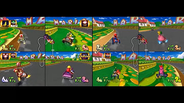 Mario Kart: Double Dash - EIGHT Player Online Multiplayer with Dolphin, Parsec and Xlink