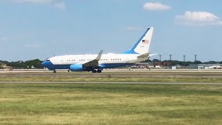 Rare Usaf C-40B Takeoff From Msp