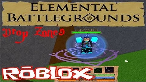 Roblox Elemental Battlegrounds | Drop Zones (Get Diamonds Quick)