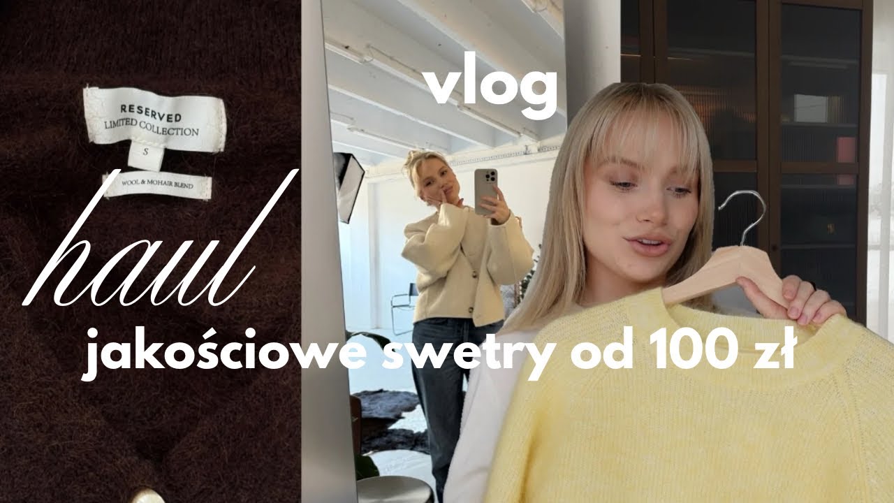 swetry w reserved HAUL, grzywka & viralowy przepis na kebaba (prawie umarłam)