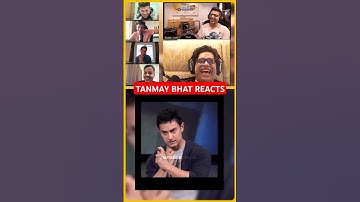 Tanmay Bhat and friends react to funny Aamir Khan meme #funny #shorts #tanmaybhat #reactionvideo