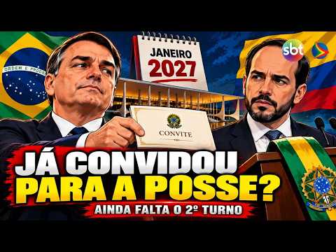 Without having won, Flávio Bolsonaro invites the President of Colombia to his 2027 inauguration - 4K