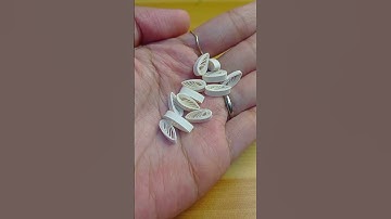 paper quilling snowflakes 2 wip teardrop shape #quilling #handmade #christmas #craft #snowflakes