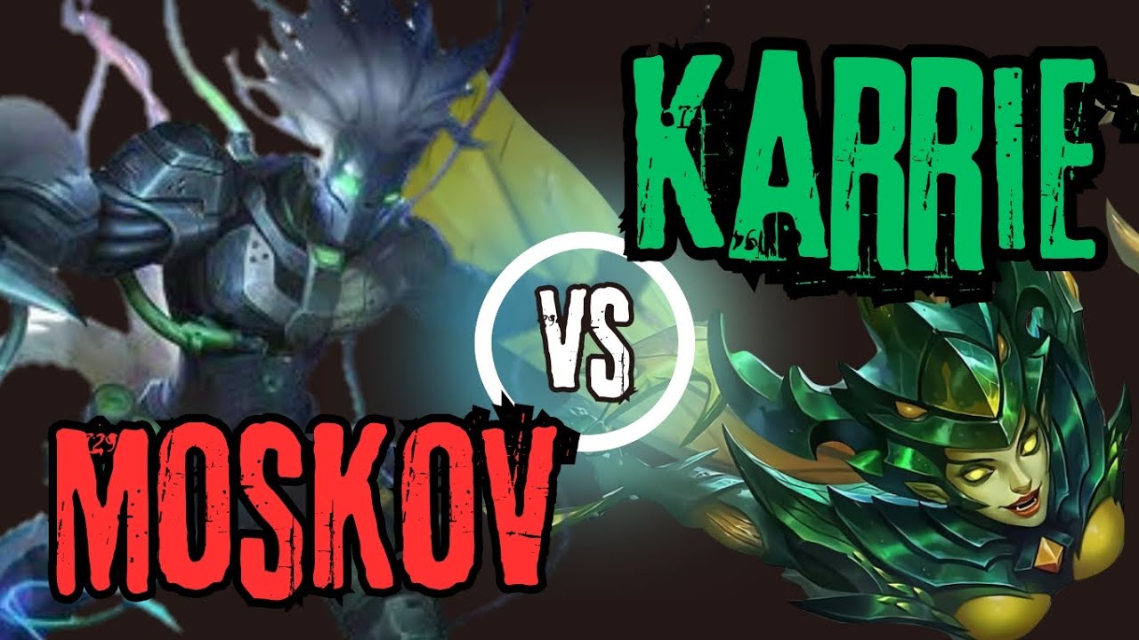 MOSKOV VS KARRIE | build moskov terbaru | MLBB - YouTube