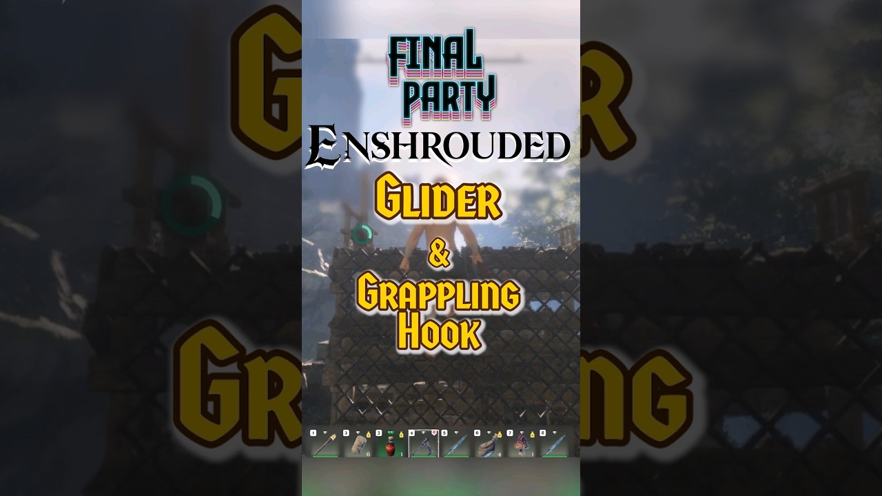 how to get the Glider and Grappling Hook in Enshrouded #enshrouded
