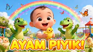 LIVE RAME 🔥Lagu Anak Anak – Anak Ayam Piyik – Lagu Anak Hewan | Baby & Green Dino | FAAZKIDS