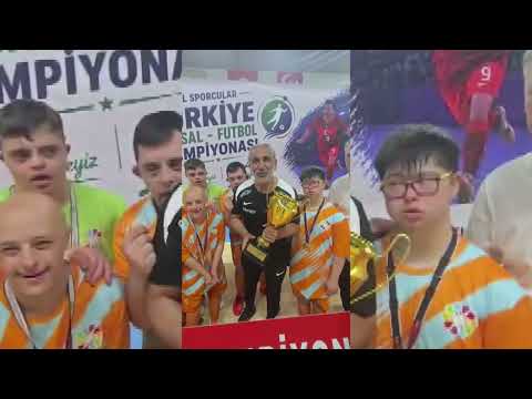 Kocasinan Belediyespor Down Futbol Takımı Türkiye Şampiyonu Oldu