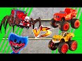 Blaze and the Monster Machines VS Huggy Wuggy, Kissy Missy, Choo-Choo Charles, Sonic, Boxy Boo