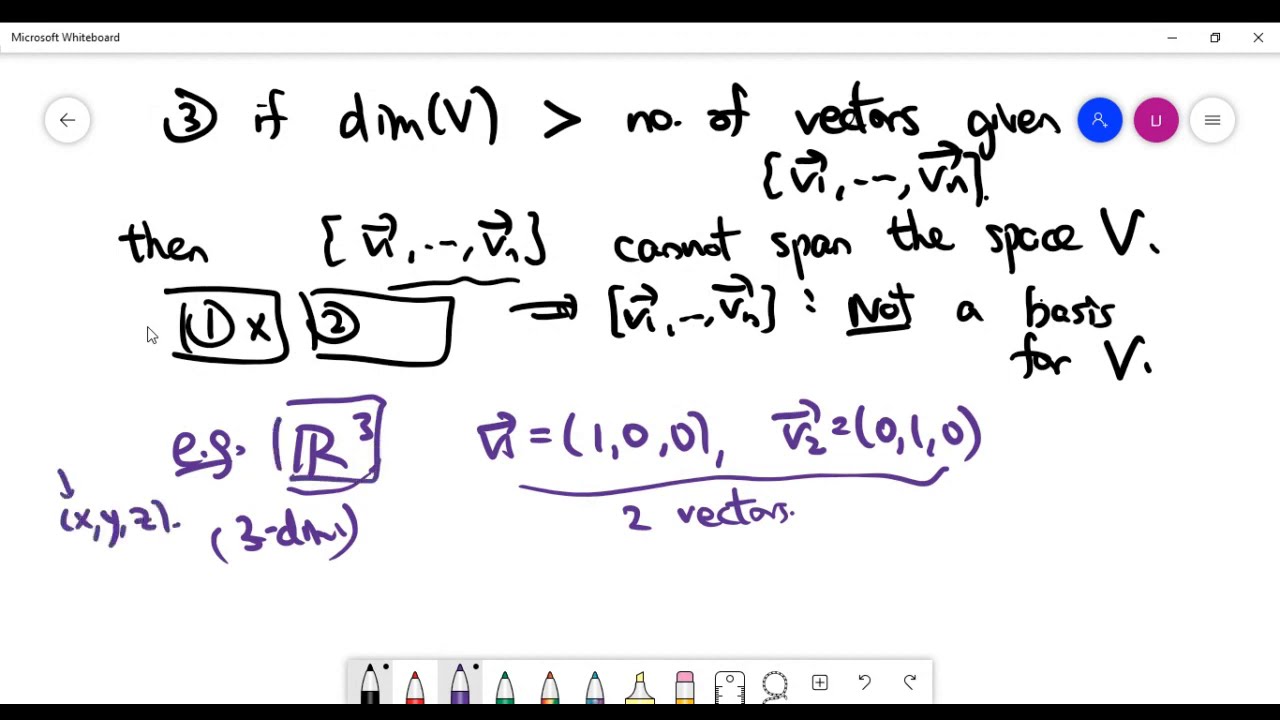 The basis of a vector space - YouTube