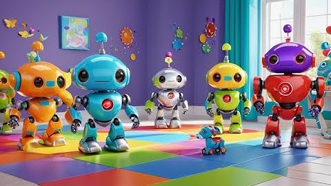 Six Toy Robots Count to Ten | Fun Counting Song for Kids | Learn Numbers and Robots