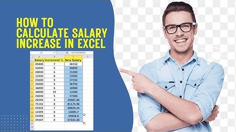 How to Calculate Salary Increase in Excel | Salary Hike Formula Tutorial