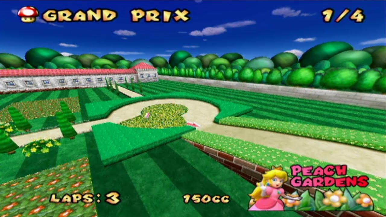 DS Peach Gardens [v2.1] Mario Kart Double Dash!! [Custom Track