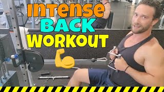 The Best Drop Set Back Workout with Cables