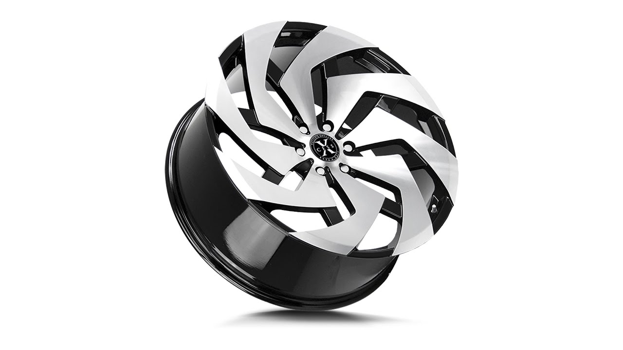 Xcess X04 Gloss Black Machined - PowerHouse Wheels & Tires
