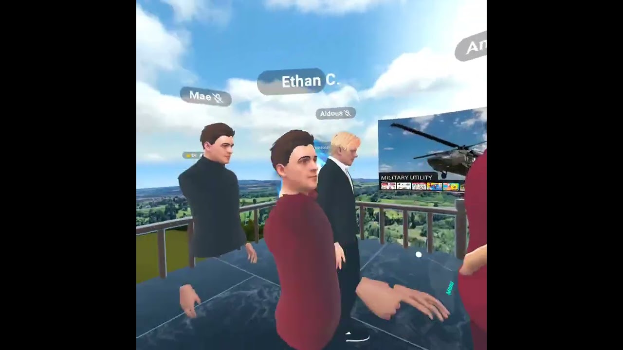 VR Simulation - Helicopters Landing