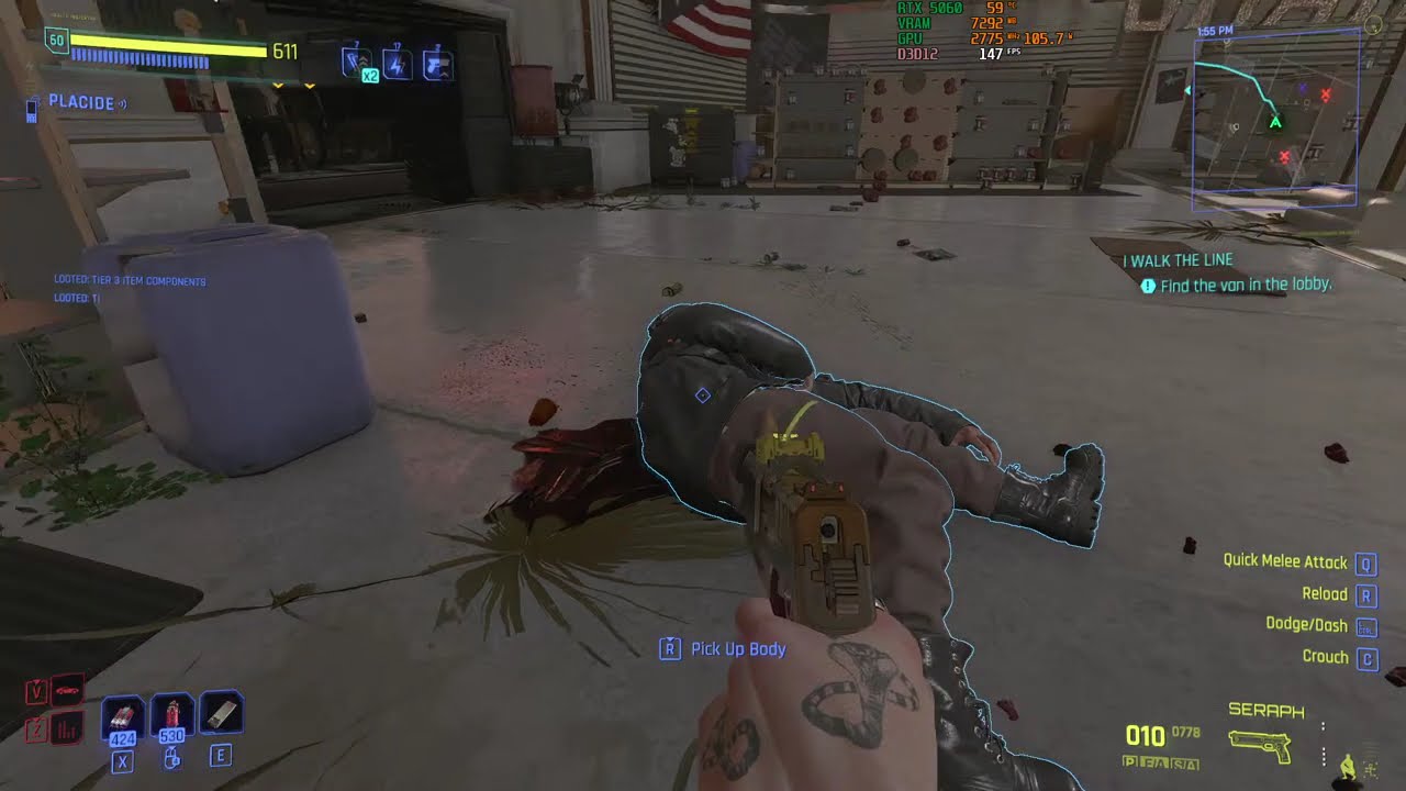 Cyberpunk 2077 with mods: DLSS 4.5 with DLSS quality + Preset M latest Pt.5