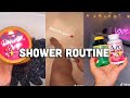 shower routine ☁️ tiktok compilation
