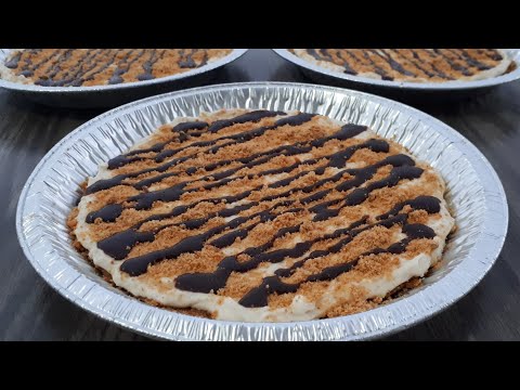How to make a Cheese Cream Peanut Butter Pie - No Bake Cream cheese Peanut butter Pie