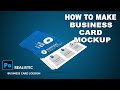 How To Design And Mockup BUSINESS CARD In Photoshop