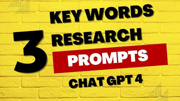 Chat GPT Keyword Research Prompt #chatgpt #chat #ai