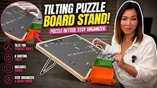 1000 Piece Puzzle Board Review | Tilting Puzzle Table With 6 Sorting Trays & Cover