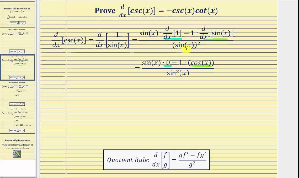Proof The Derivative Of Cosecant D dx csc x YouTube proof-the-derivative-of-cosecant-d-dx-csc-x-youtube