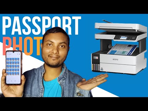 Easy Way To Make Passport Photo | Print with Epson L6460 Printer !