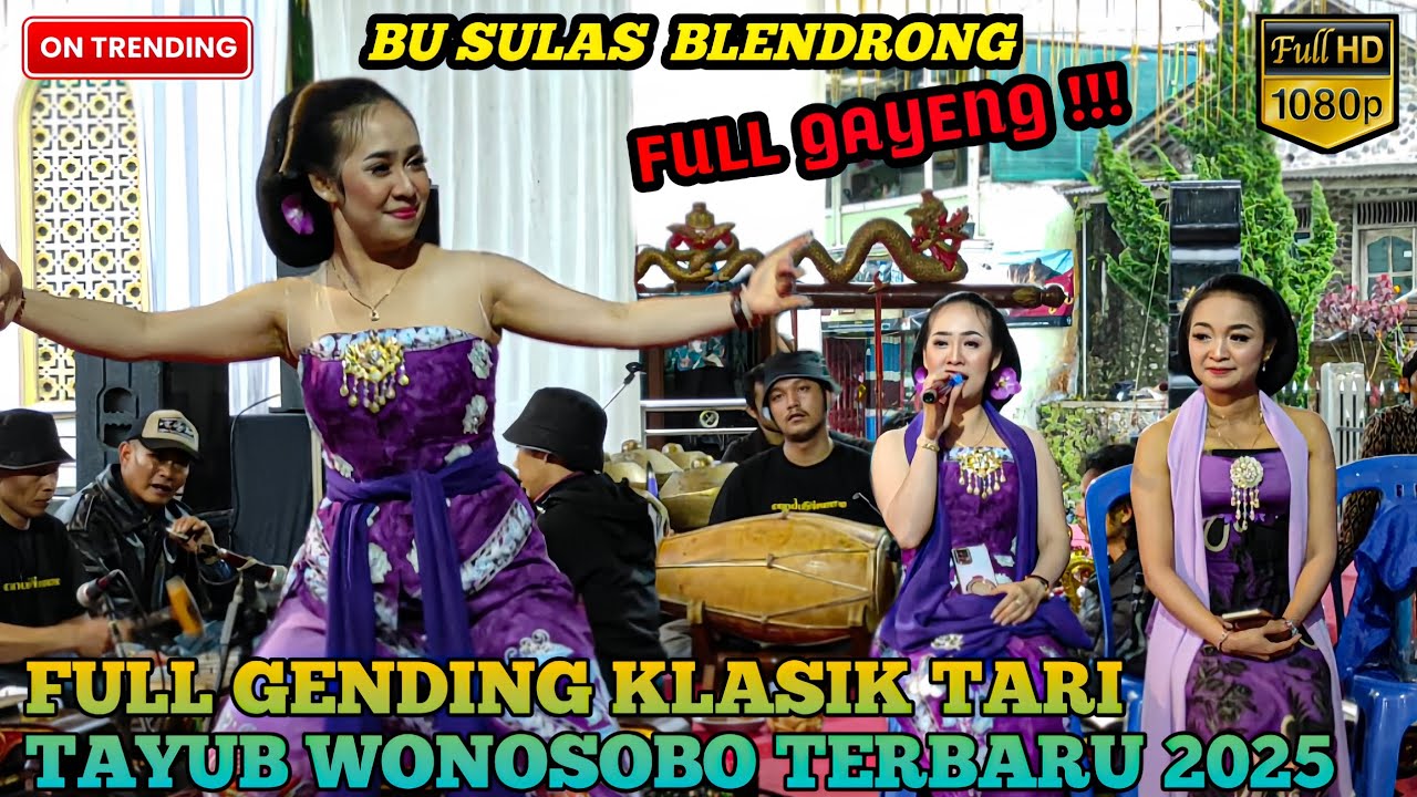 TARI TAYUB WONOSOBO KLASIKAN BU SULAS CS 🔴LIVE SORE DUSUN MADUKORO CANDIMULYO