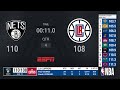 Nets @ Clippers | NBA on ESPN Live Scoreboard