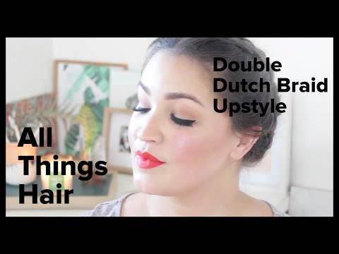 Double Dutch Braid Upstyle