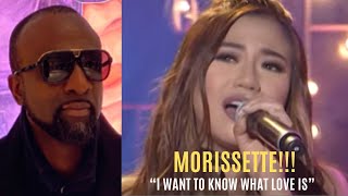 REACTION to "I Want To Know What Love Is" By MORISSETTE!!!