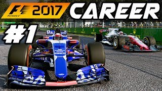 F1 2017 Career Mode Part 1: AUSTRALIA - IT BEGINS!