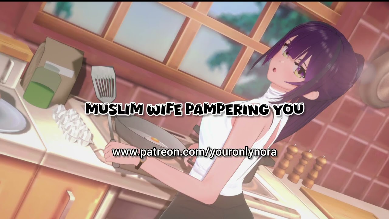 [F4M] ASMR-ролевая игра с индонезийской девушкой | Мусульманская жена балует и обнимает тебя посл...