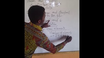 SHS THREE (Elective Maths) statistics