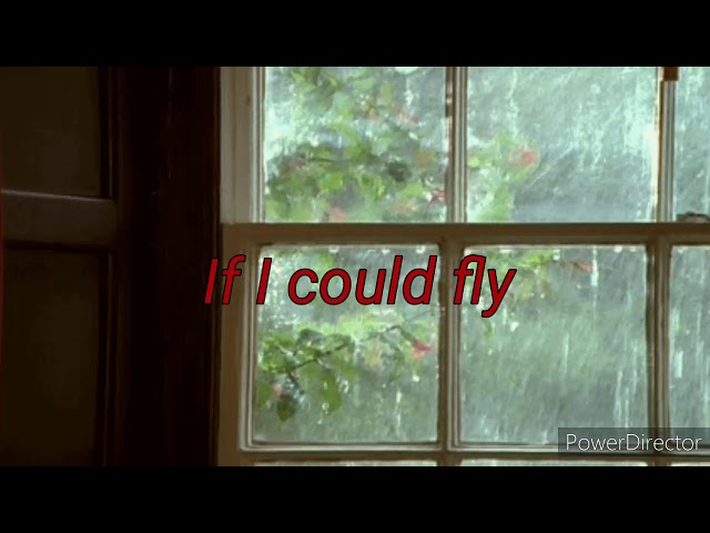 One Direction -  If I could fly  (Lyrics+8D audio+Rain) class=