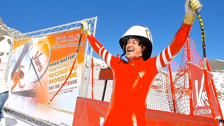 Jan Farrell skis at 143.946mph (231.660kmh) in Var...