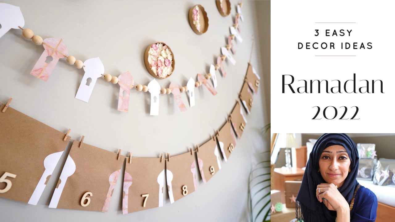 Simple yet BEAUTIFUL Ramadan Decorations | EASY DECOR IDEAS 2022