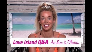 Love Island Superdrug Q&A Amber & Olivia