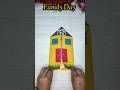 International Family Day Craft l Family Day Card #ytshorts #familyday #card #viral #nonfollowers