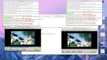 vlc test - video streaming inside mininet